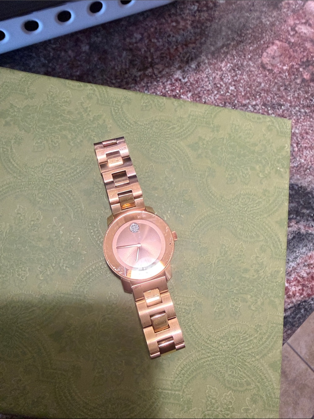 Rose Gold Women's Bold movado watch